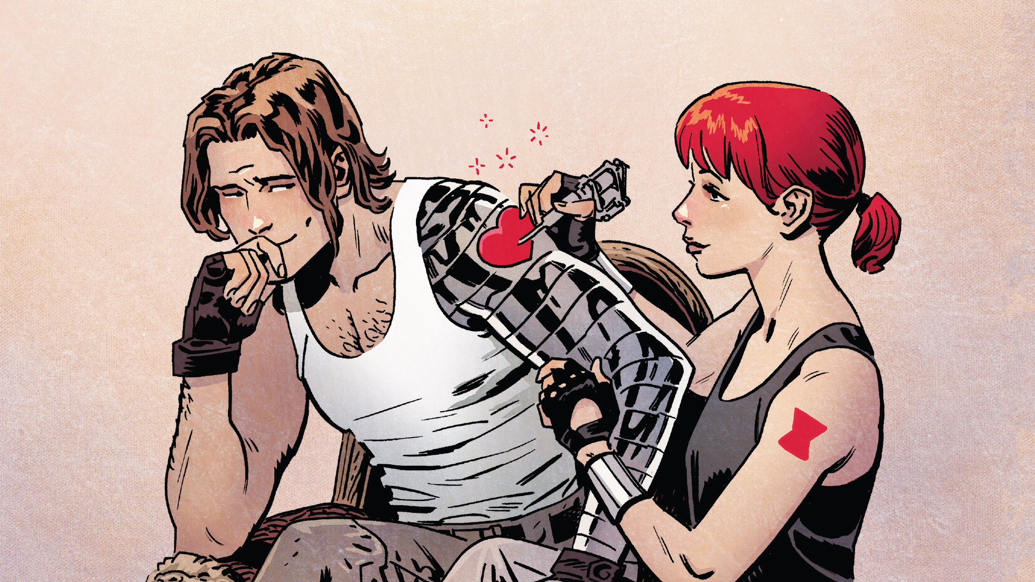 Black Widow Winter Soldier Wallpaper