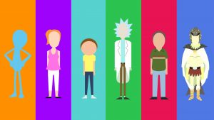 Rick and Morty Minimalist www.zoom comics 2 300x169 Rick and Morty Minimalist