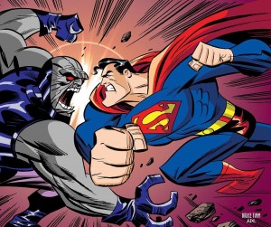 Bruce Timm – Superman And Darkseid