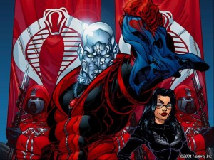 Destro and Baroness vs Cobra Commander’s Mask