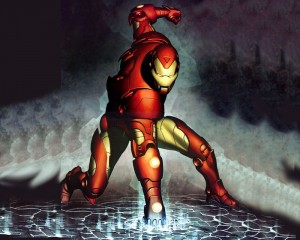 Iron man – punching the ground