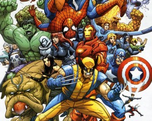 Marvel Hero group shot