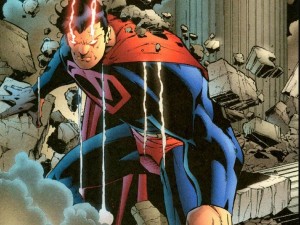 superman has red eyes