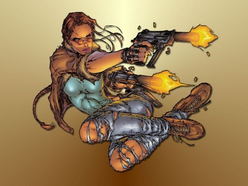 Lara Croft – Twin Guns Jumping