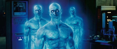 Blue man From Watchmen Movie