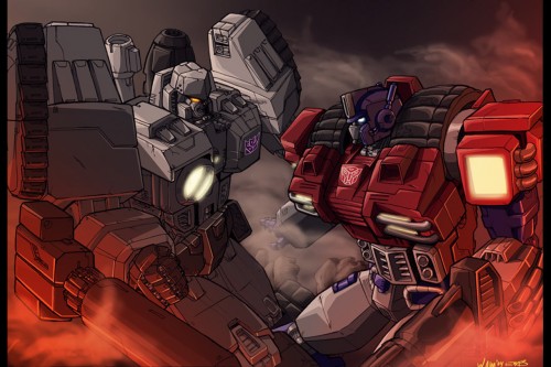 Optimus Prime Vs Megatron