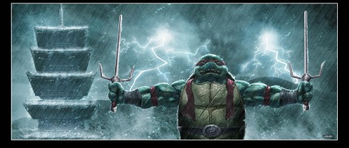 TMNT – Ralph in the rain