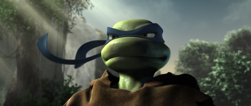 TMNT – leo in the forest