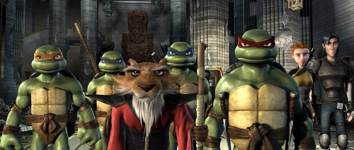 TMNT with splinter and casey