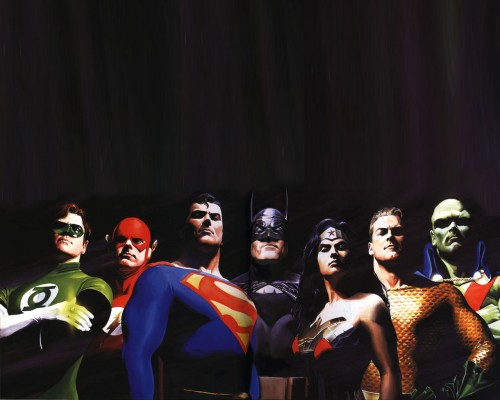 alex ross justice league wallpaper