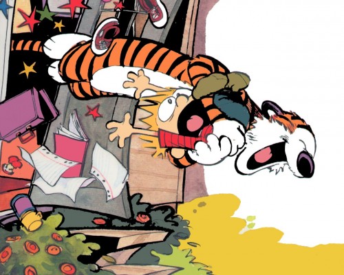 calvin and hobbes – after school surprise