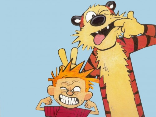 calvin and hobbes – funny faces