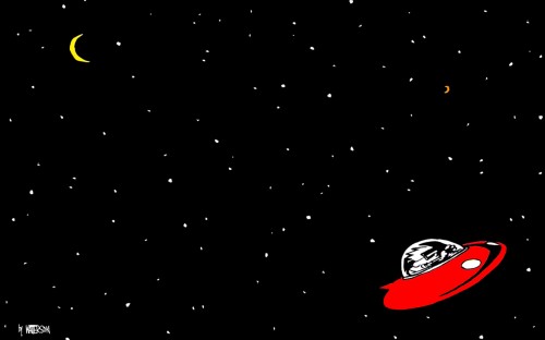 calvin and hobbes – space man spiff in space