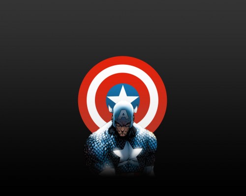 captain america and shield