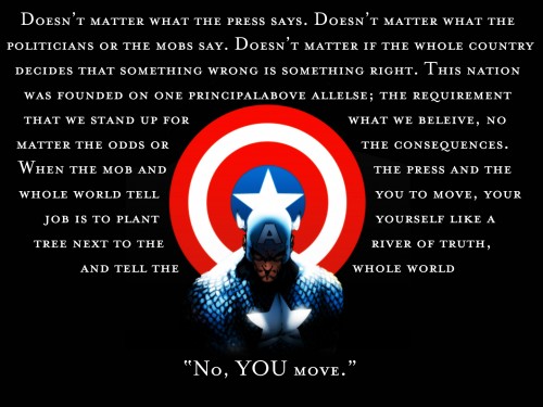 captain america – no you move