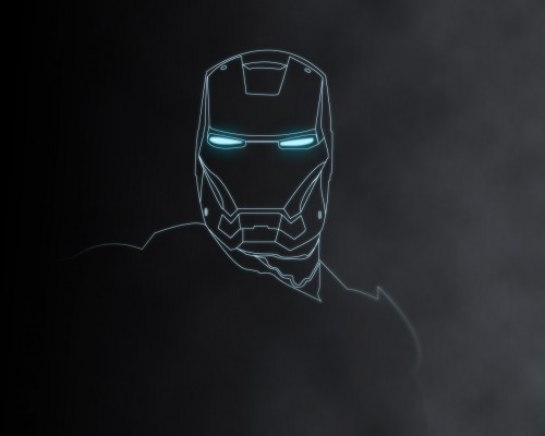 iron man laser sketch