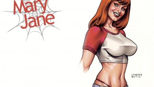 mary jane is busty