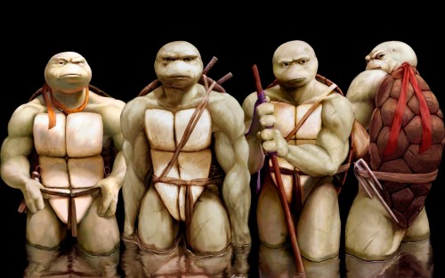 realistic TMNT