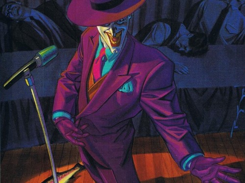 the joker on stage