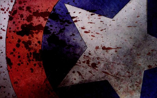 captain america – splatter