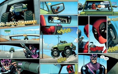 deadpool dodges a rocket