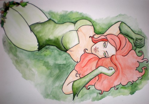 poison ivy on her side