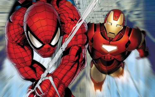 spider-man and iron man