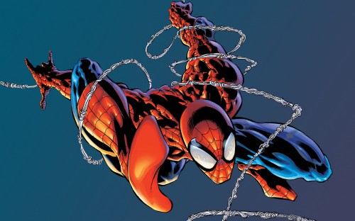 spider-man is tangled