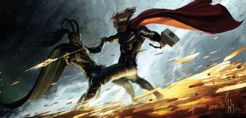 thor vs loki