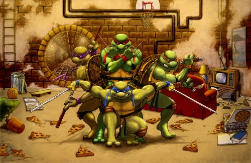 tmnt vs pizza