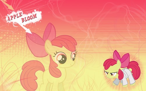 apple bloom in a karate outfit