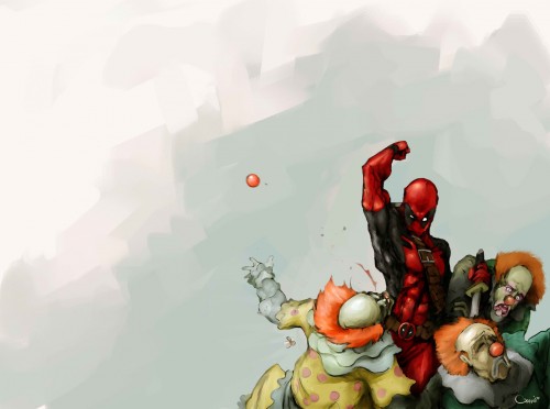 deadpool punchie clowns