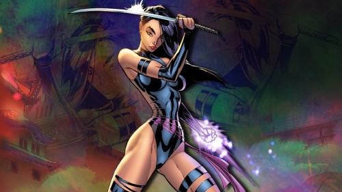 psylocke with two types of blades