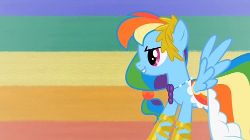 rainbow dash in her awesome outfit