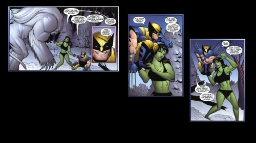 sasquatch vs wolverine and she hulk