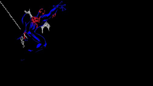 spider-man 2099 jumping