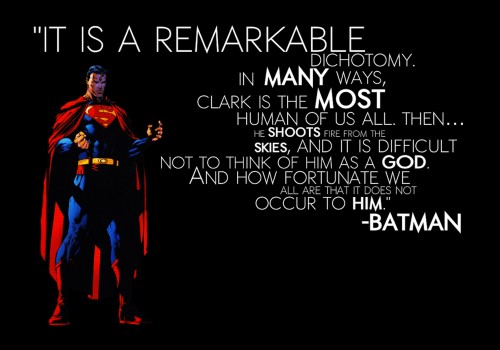 superman is the most human