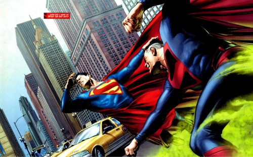 superman vs superman – green fire