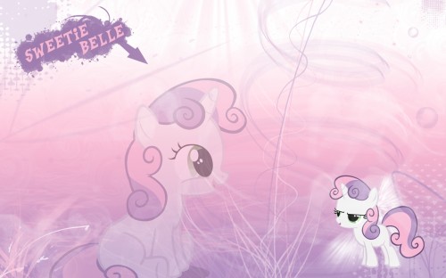 sweetie belle is shiney