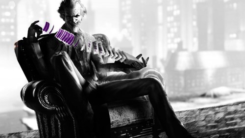 Joker on his throne