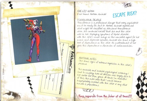 harley quinn fact sheet