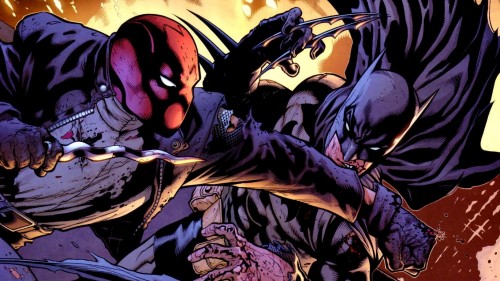 red hood vs batman