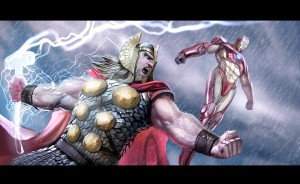 Thor and Iron Man