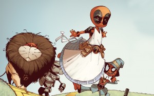 Deadpool in the Wizard of Oz