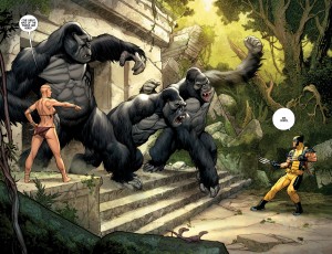 Wolverine vs the Great Apes