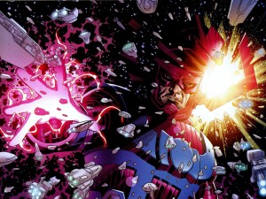 galactus vs a fleet of ships