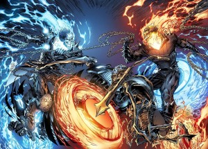 Ghost Rider vs Nega Ghost Rider