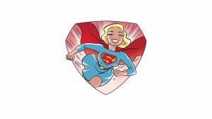 Retro Supergirl