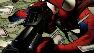 Spider-man with a gun