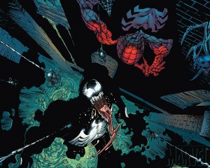 spider-man vs glowing venom